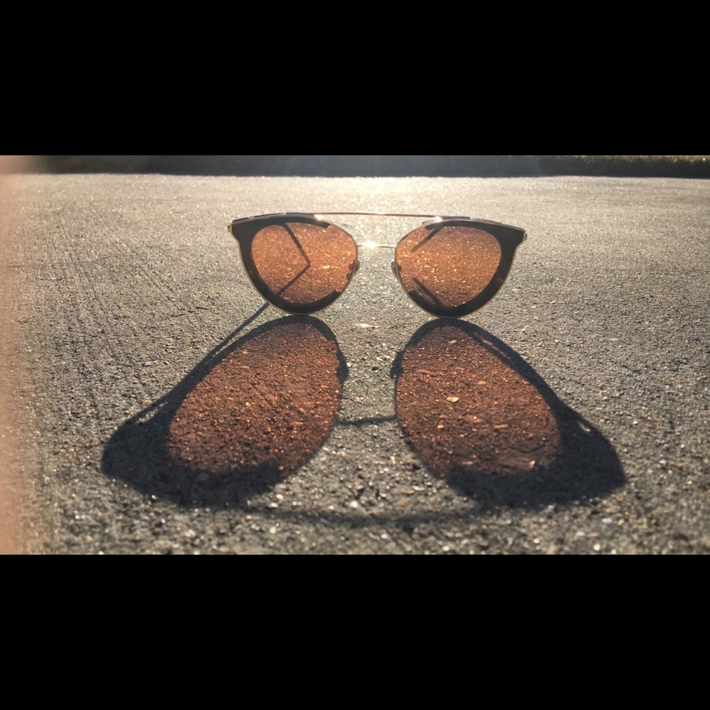 DIOR tinted glasses